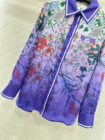 G 2025 New Work Long-sleeved shirt and skirt set