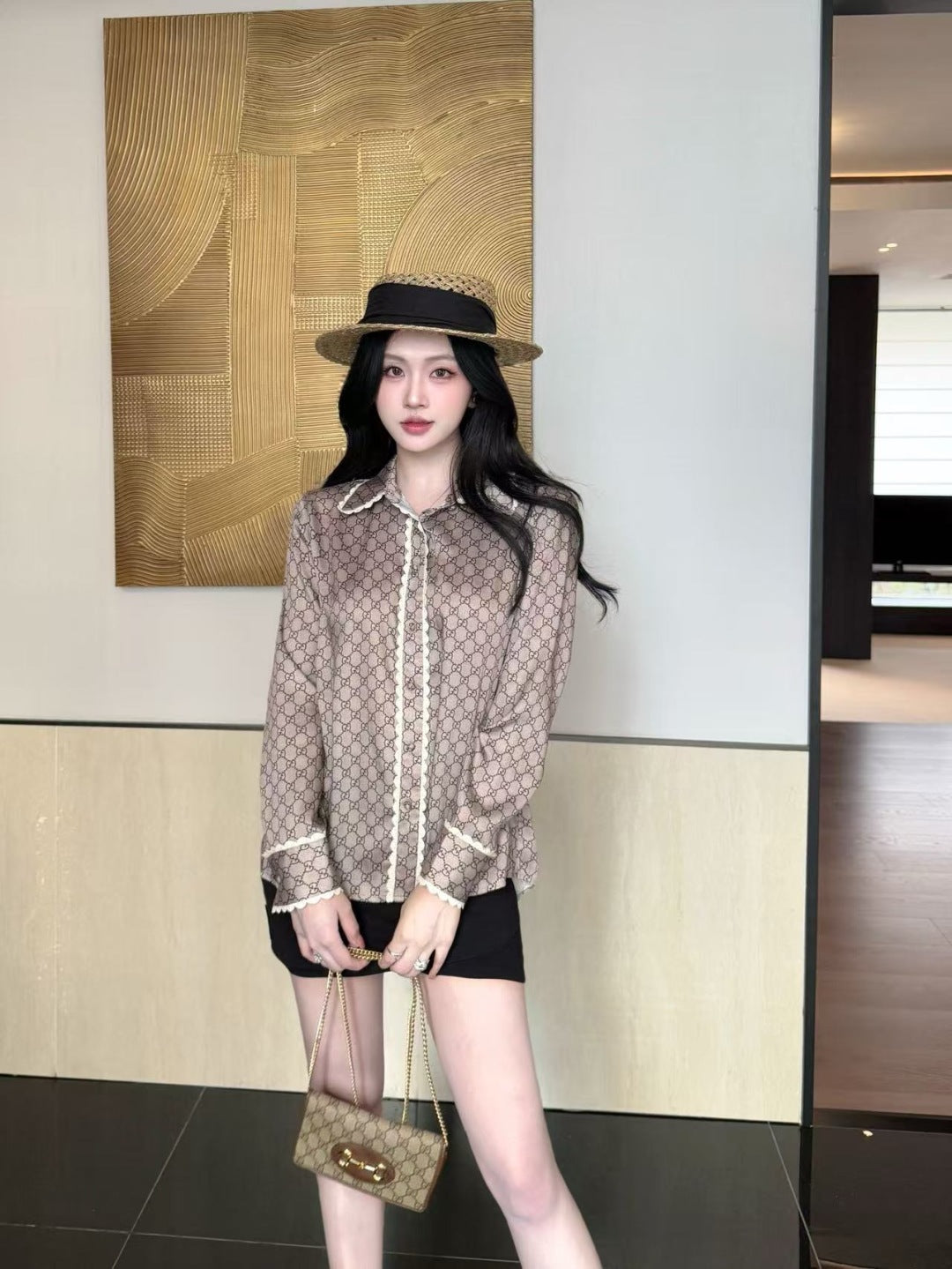 G 25ss printed shirt