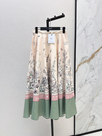 D 25ss printed skirt