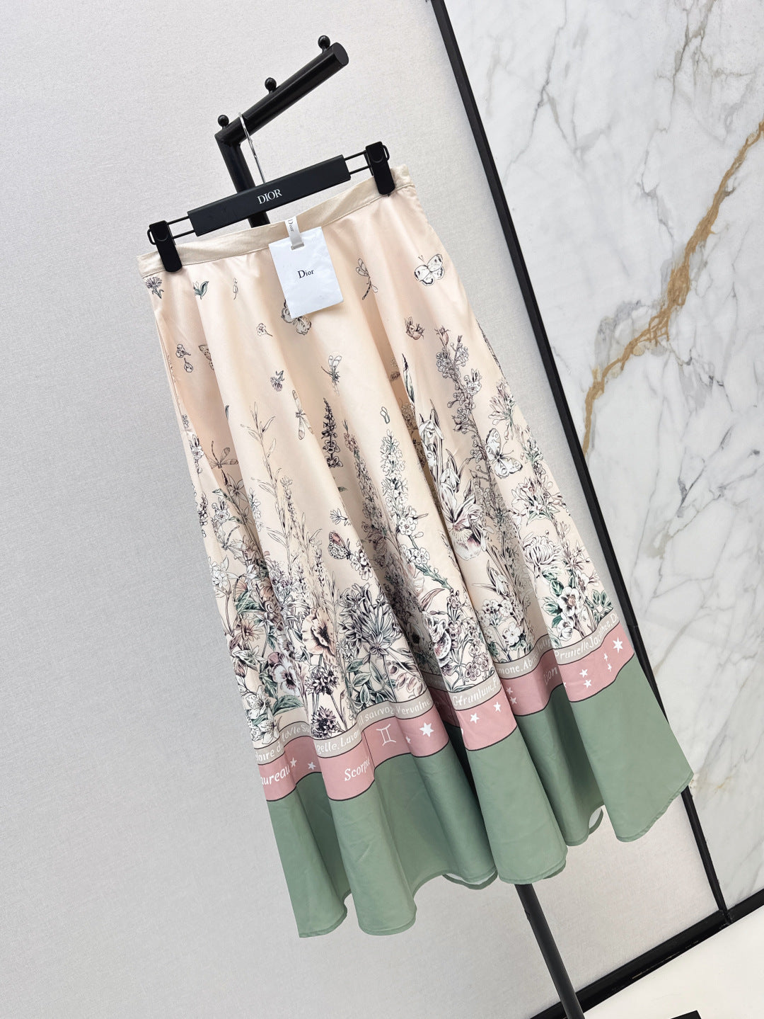 D 25ss printed skirt