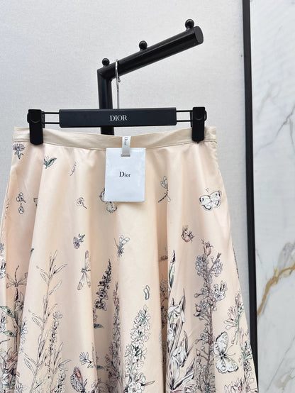 D 25ss printed skirt