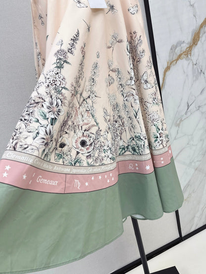 D 25ss printed skirt