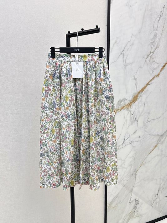 D 25ss printed skirt