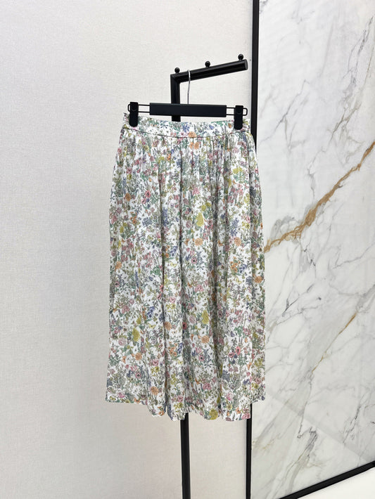 D 25ss printed skirt