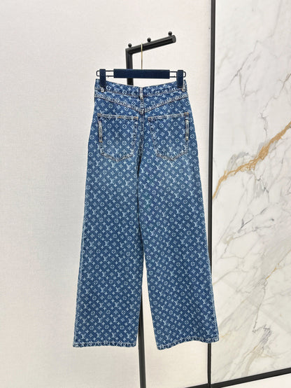 L 25fw jacquard jeans