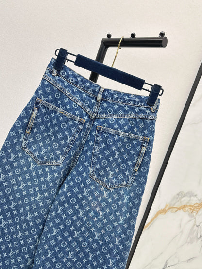 L 25fw jacquard jeans