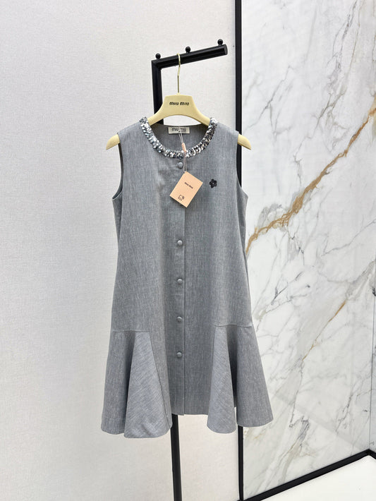 M 25ss embroidered dress