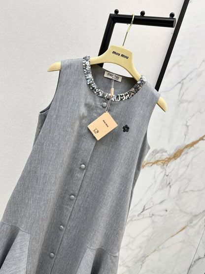 M 25ss embroidered dress