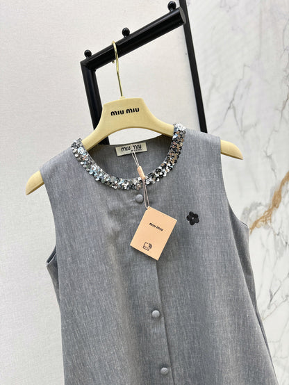M 25ss embroidered dress