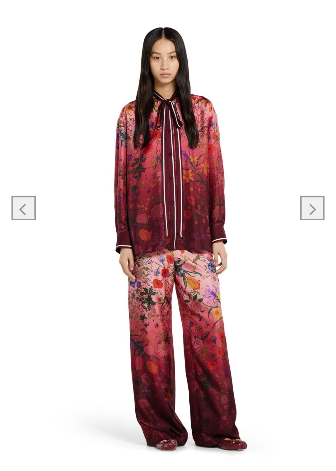 G 25fw printed pants