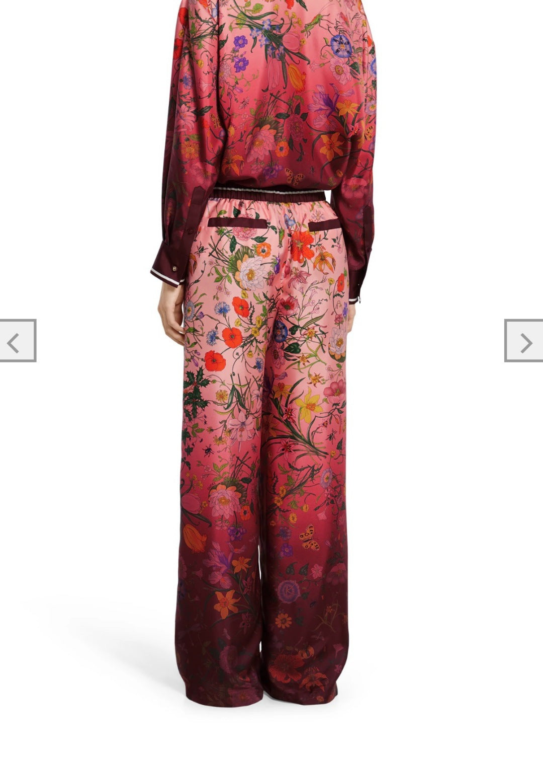 G 25fw printed pants
