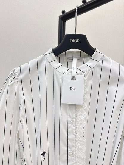 D 25fw embroidered dress