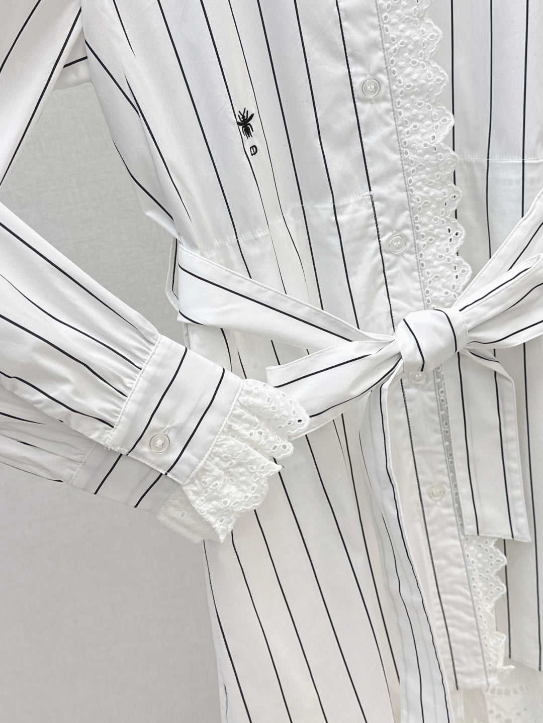 D 25fw embroidered dress