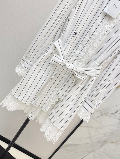 D 25fw embroidered dress