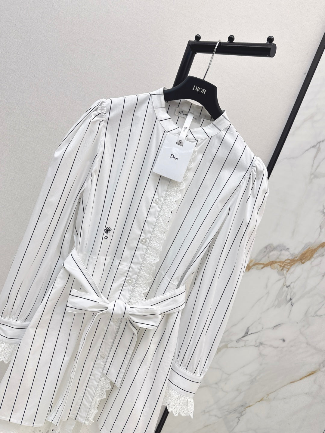 D 25fw embroidered dress