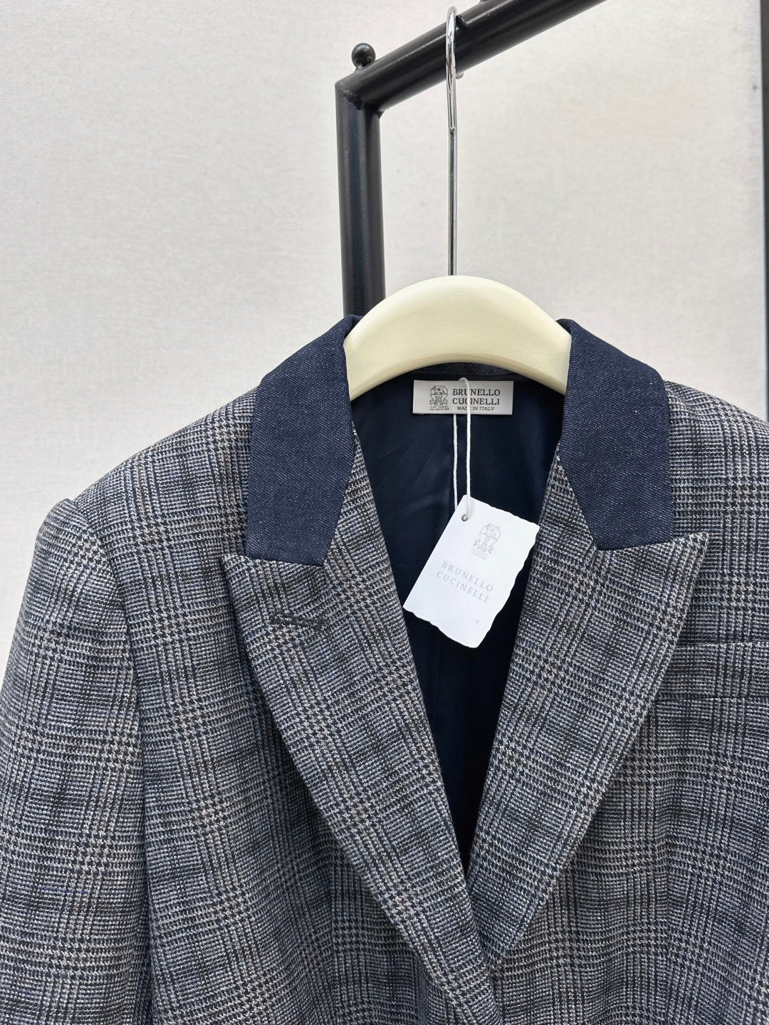 Bru 25fw plaid blazer