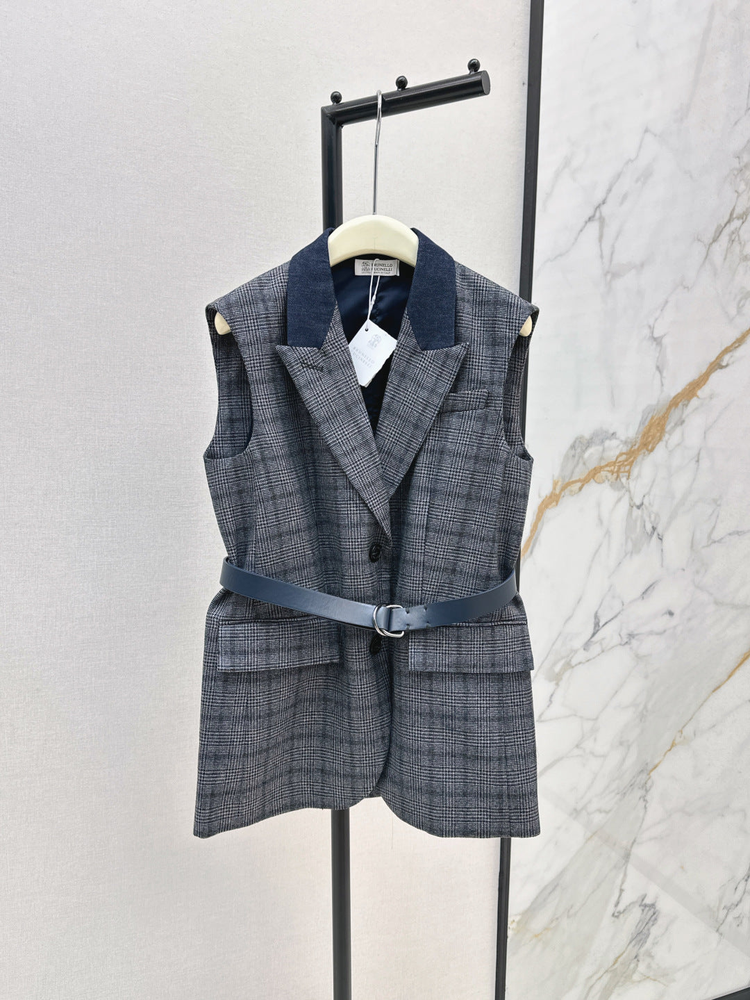 Bru 25fw plaid vest