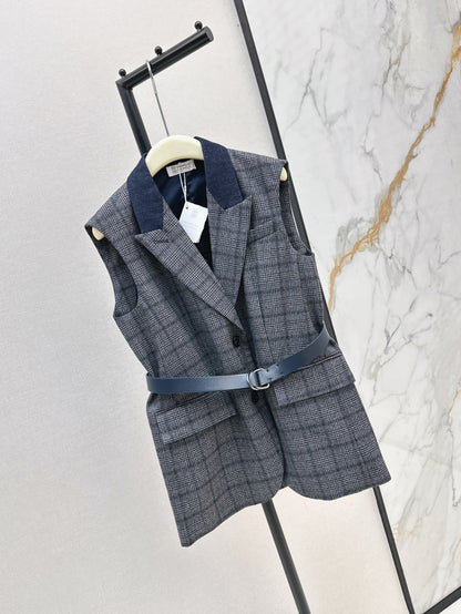 Bru 25fw plaid vest