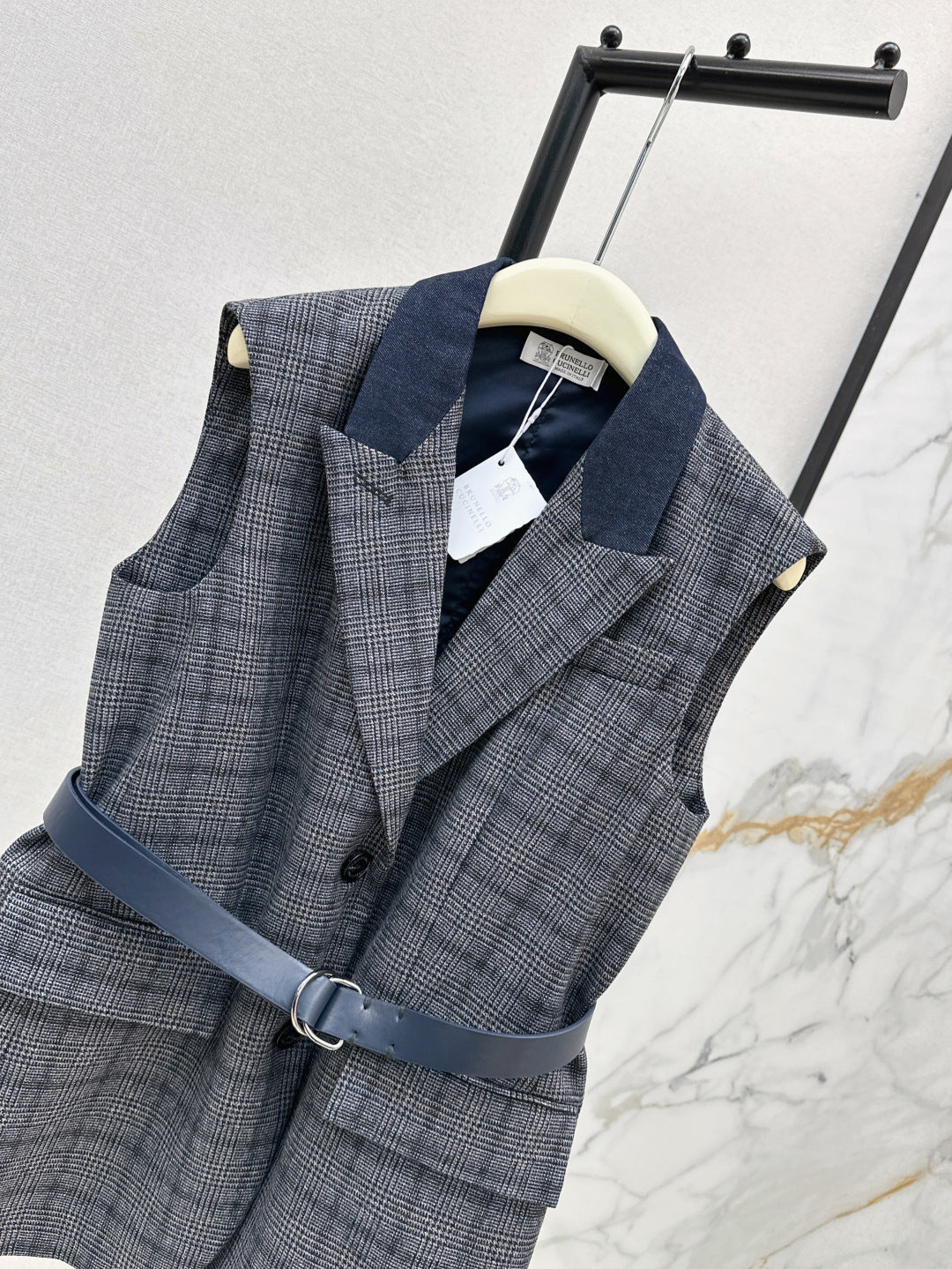 Bru 25fw plaid vest