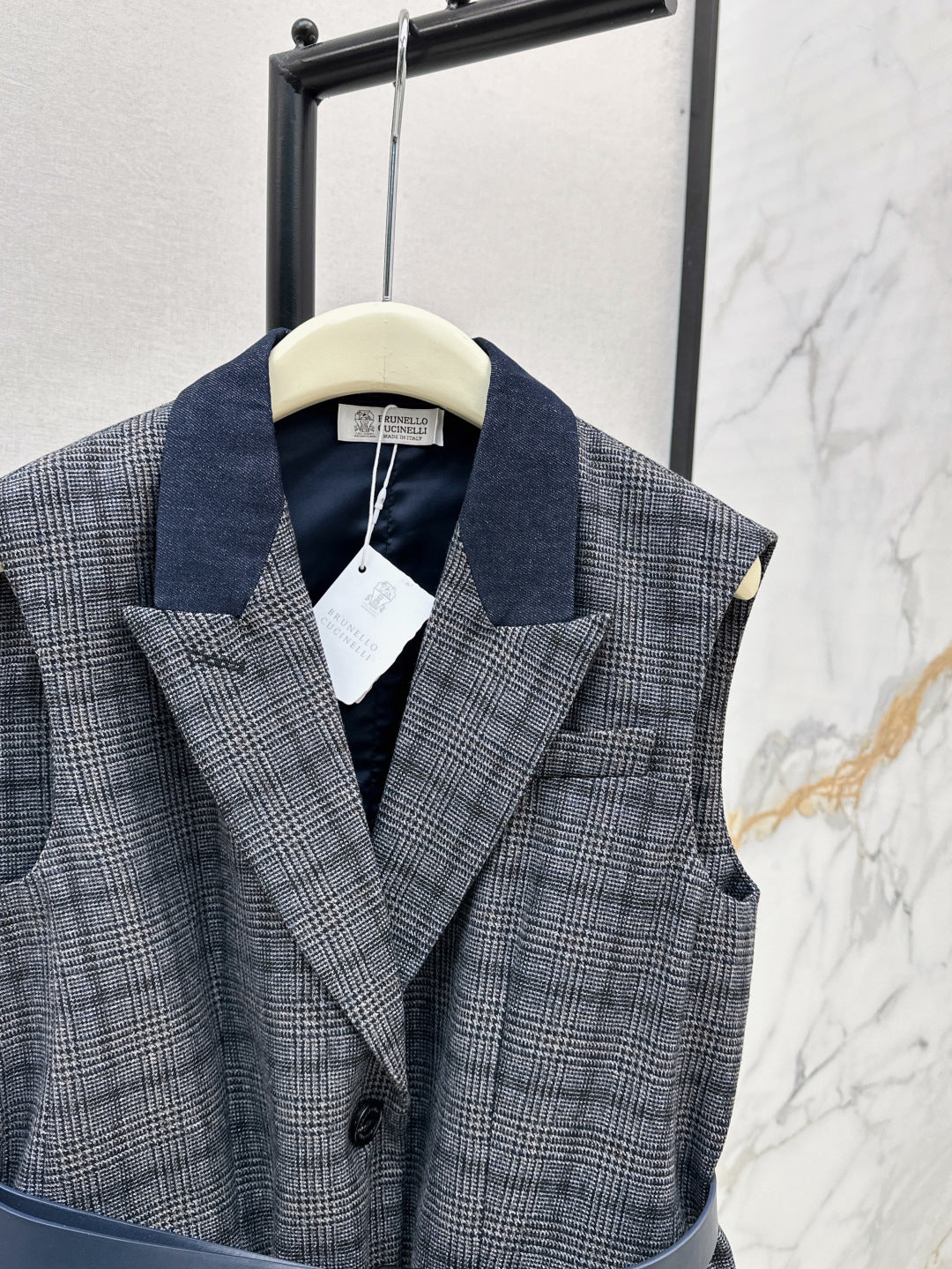 Bru 25fw plaid vest