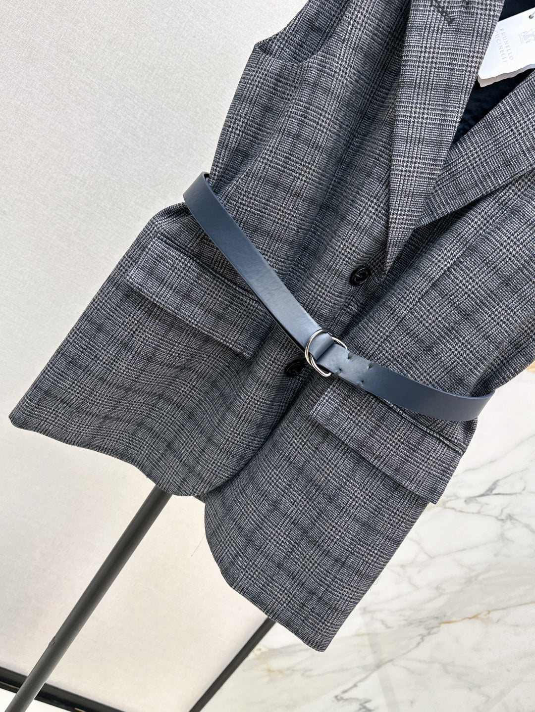 Bru 25fw plaid vest