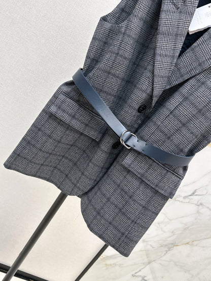 Bru 25fw plaid vest