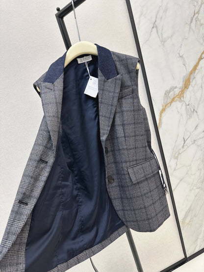 Bru 25fw plaid vest