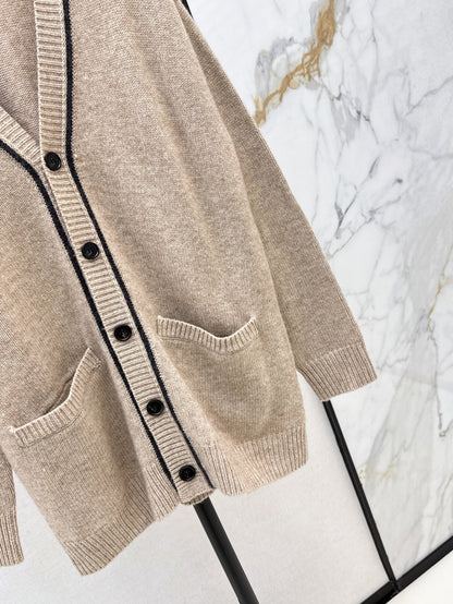 Lor 25fw cashmere cardigan