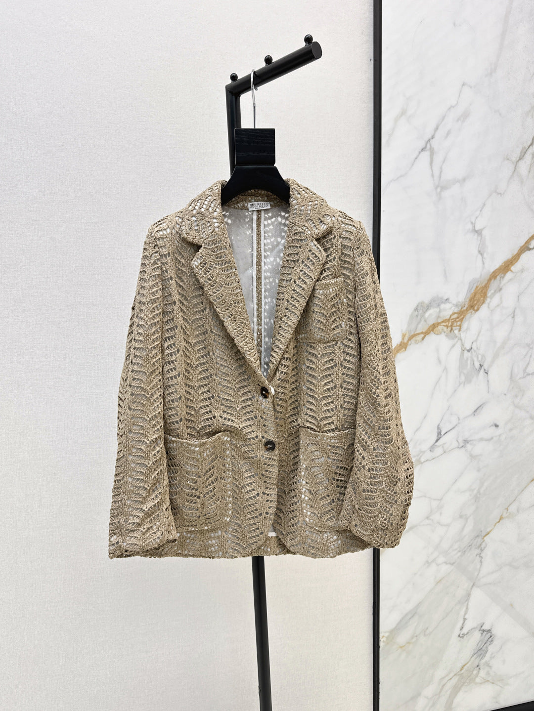 Bru 25fw hollow blazer