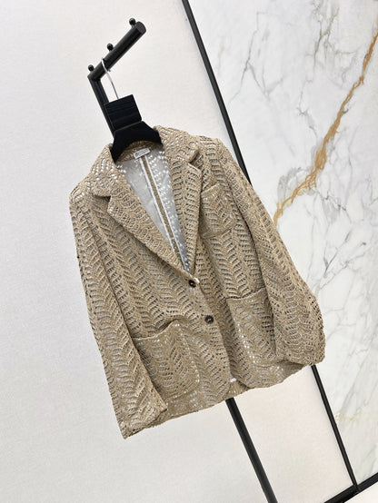 Bru 25fw hollow blazer