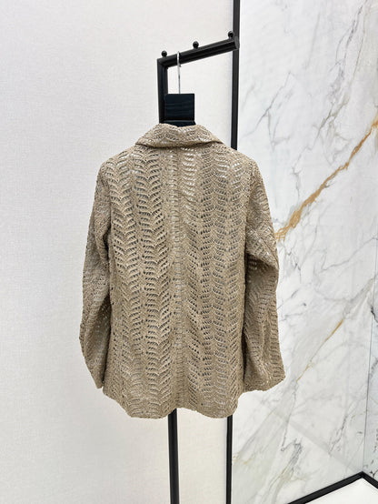 Bru 25fw hollow blazer