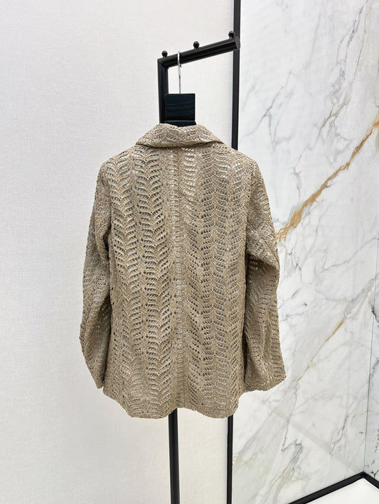 Bru 25fw hollow blazer