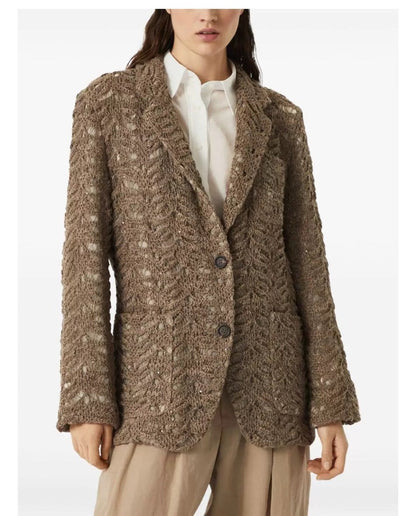 Bru 25fw hollow blazer