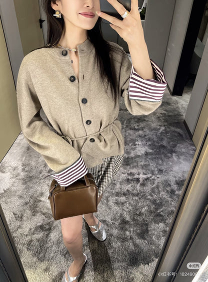 Bru 25fw cashmere cardigan