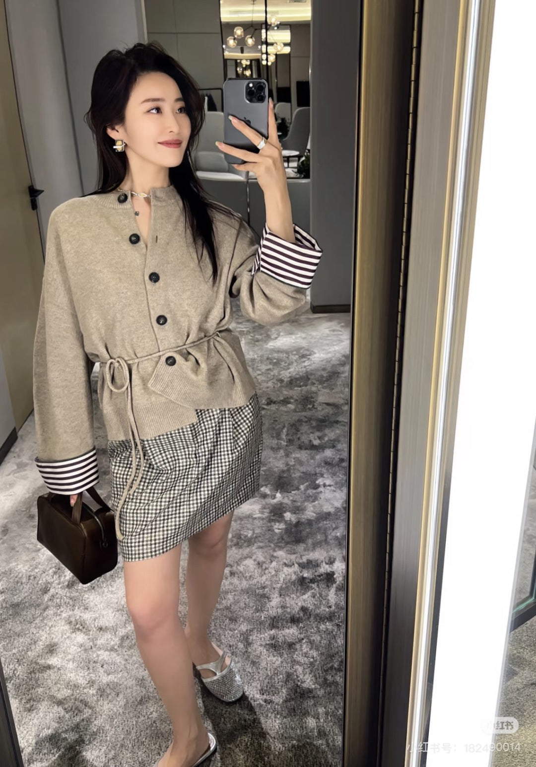 Bru 25fw cashmere cardigan
