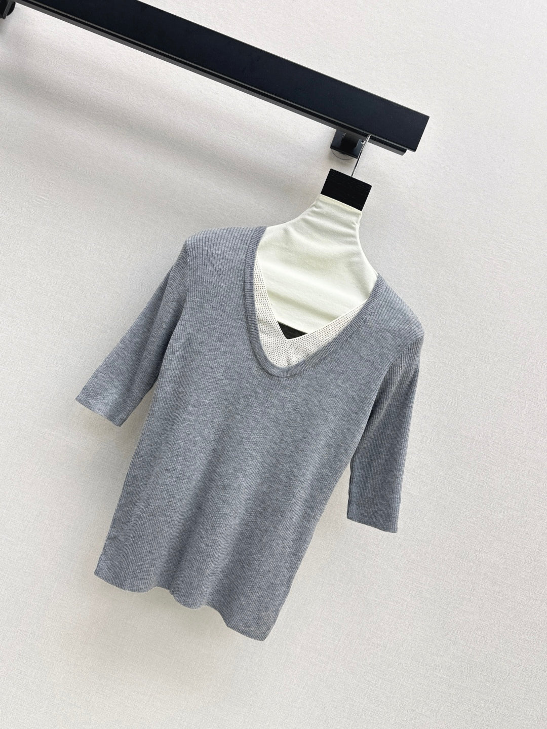 Bru 25fw knitted shirt