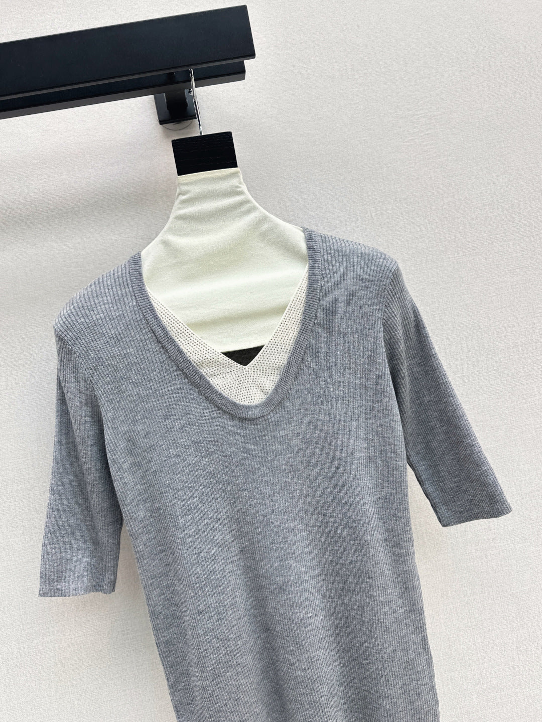 Bru 25fw knitted shirt