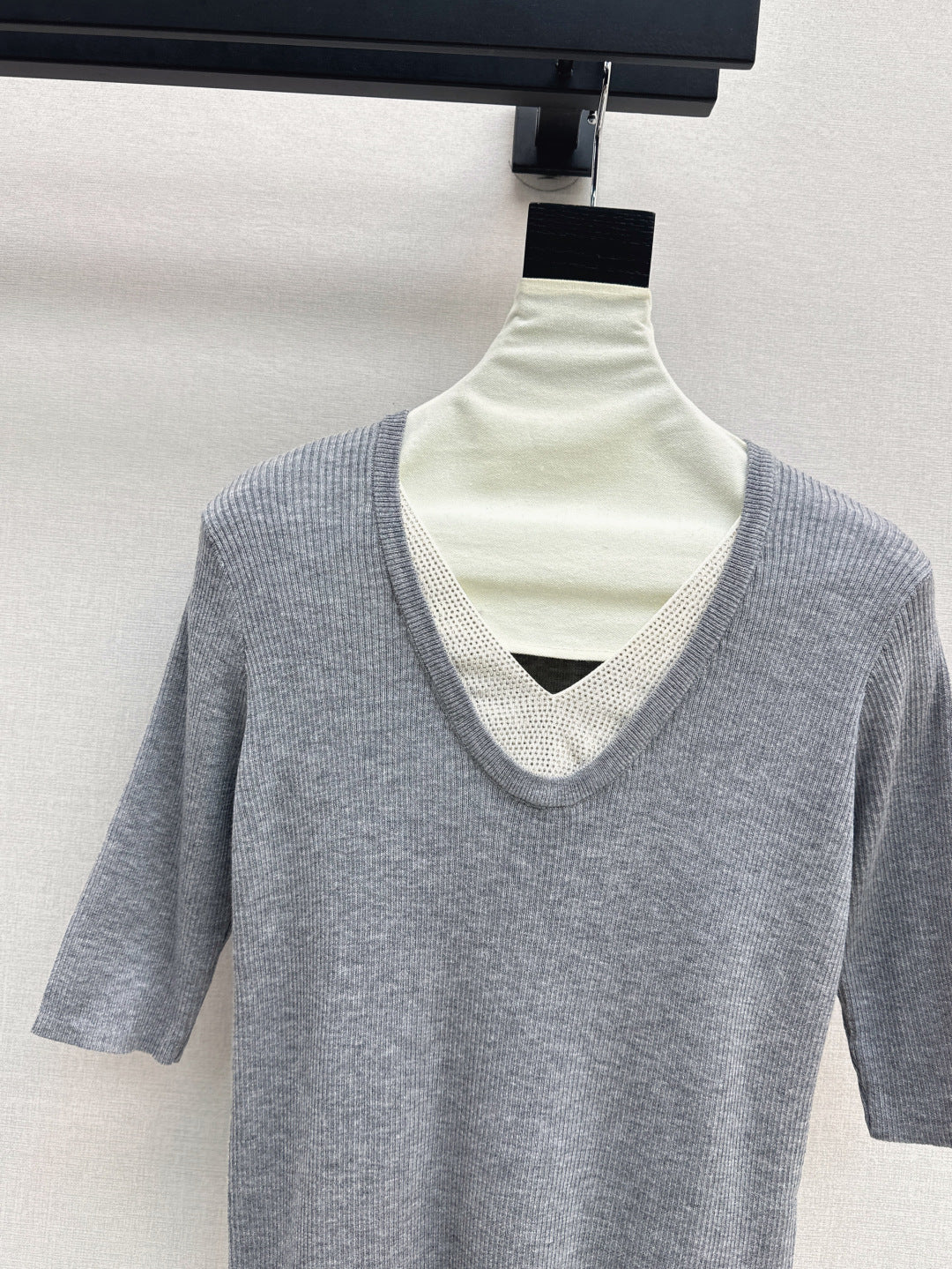 Bru 25fw knitted shirt
