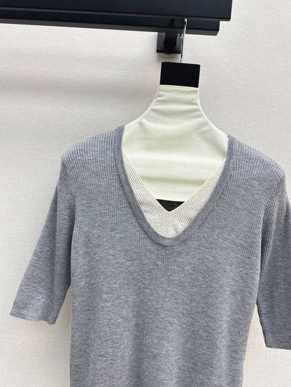 Bru 25fw knitted shirt