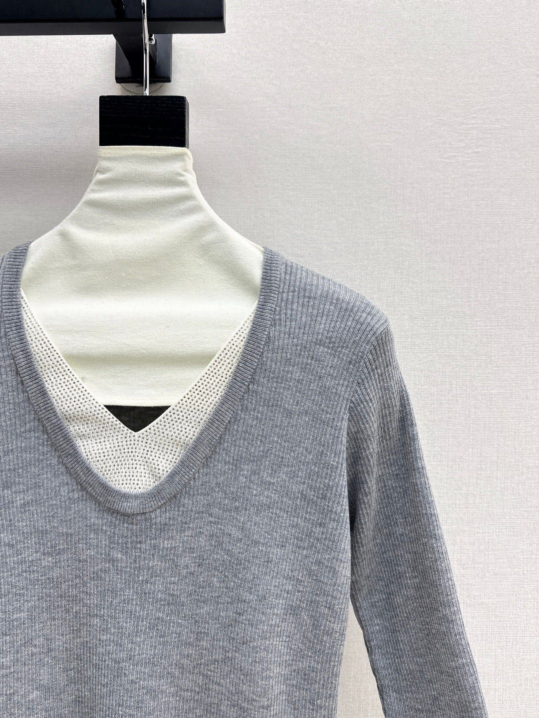 Bru 25fw knitted shirt
