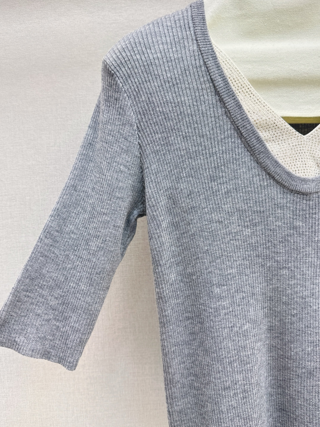 Bru 25fw knitted shirt