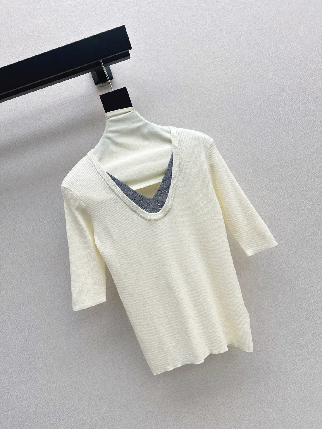 Bru 25fw knitted shirt