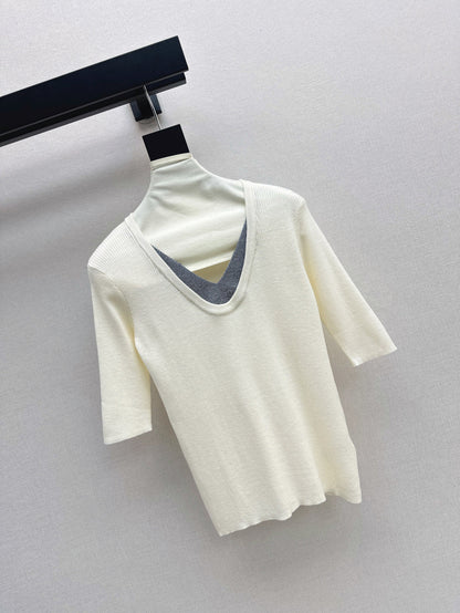 Bru 25fw knitted shirt