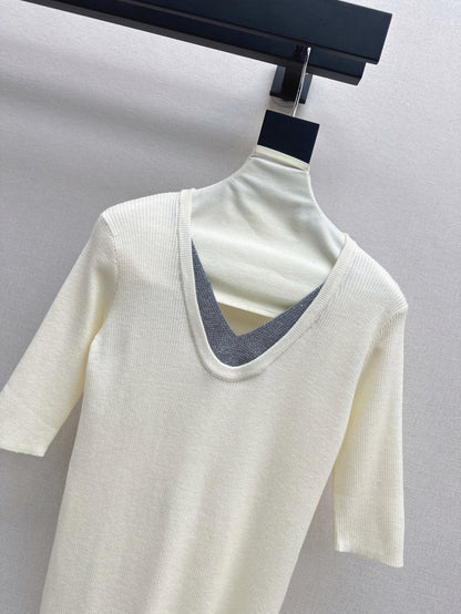 Bru 25fw knitted shirt