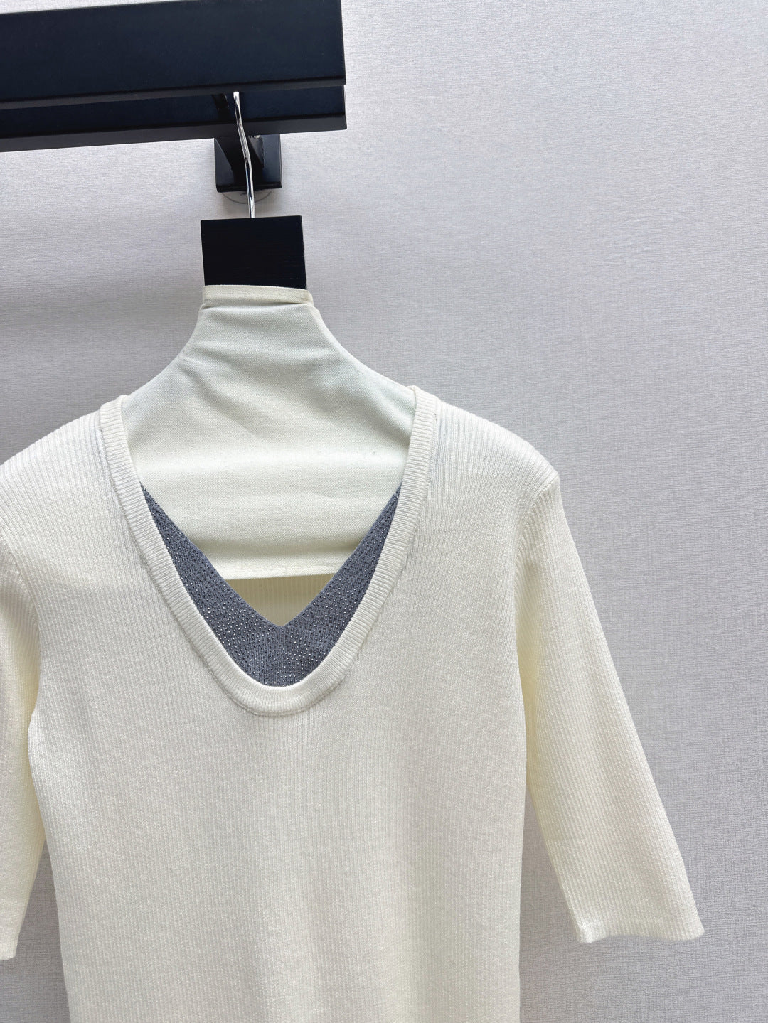 Bru 25fw knitted shirt