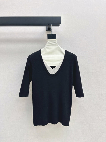 Bru 25fw knitted shirt