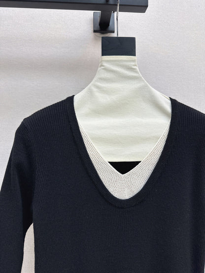 Bru 25fw knitted shirt