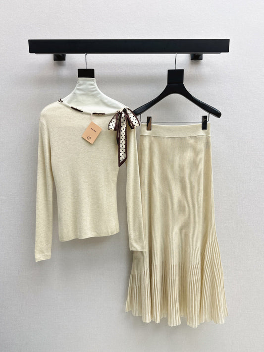 M 25fw knitted suit