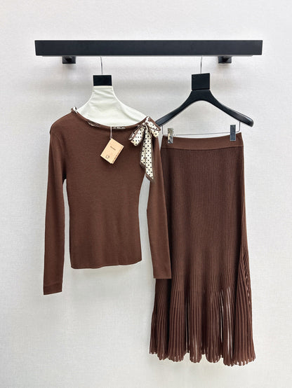 M 25fw knitted suit