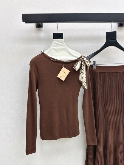 M 25fw knitted suit